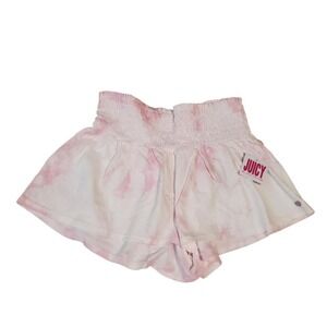 Juicy by juicy couture pull on shorts elastic waist size small tie dye summer